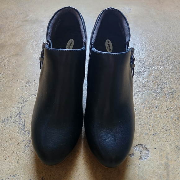 Dr. Scholl's Women's Size 6.5 Wedge Ankle Booties Side Zipper - Picture 2 of 13